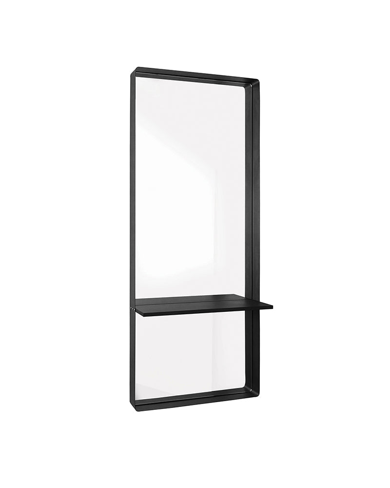 Tuscany - Square salon mirror - Black frame