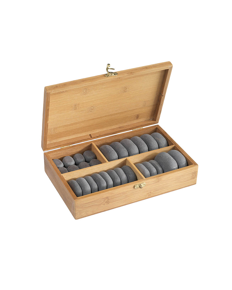 Hot stones - Stone set for body therapy