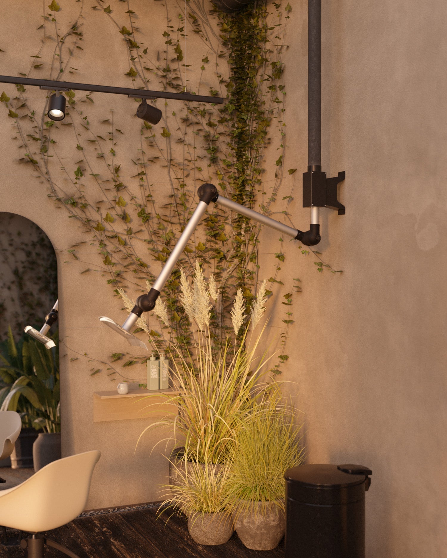 Udsugning til frisør | Udsugningsarm til frisør | Just Add People