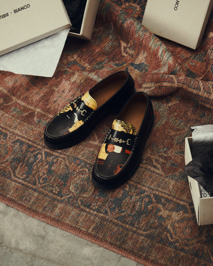 Winston Studio skapar sin egen loafer tillsammans med Bianco