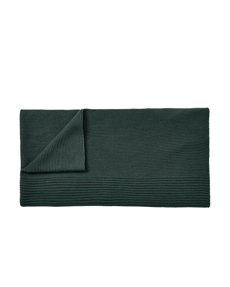 Rhythm - Dark green throw rug