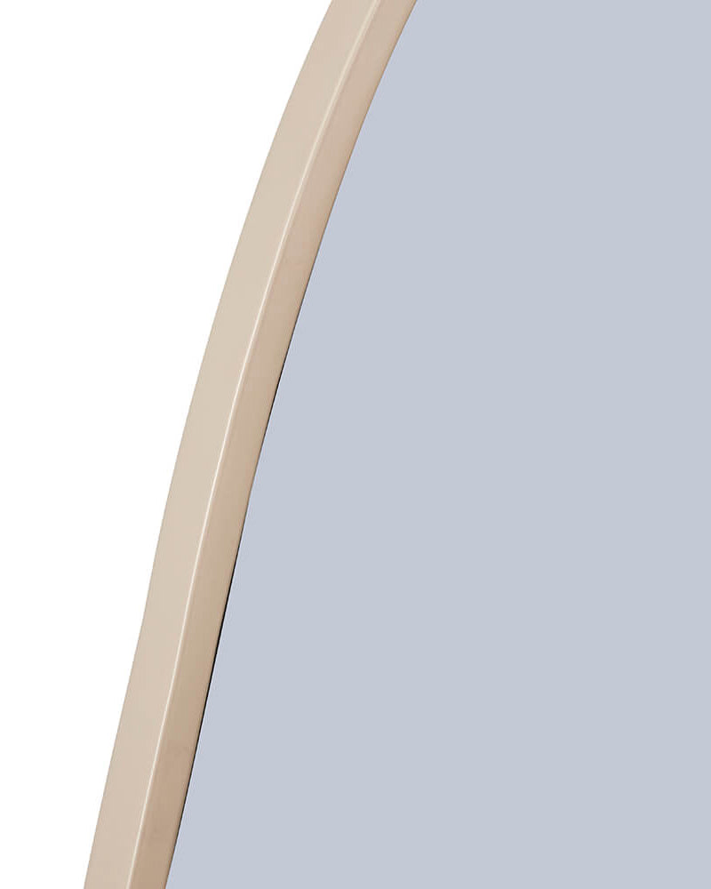 Pebble - Beige hairdressing mirror - Asymmetrical