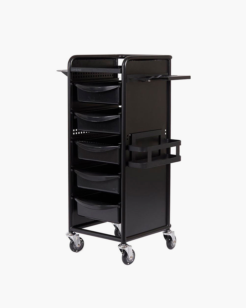 Workshop Deluxe 5 - Black rolling table - 5 spacious drawers