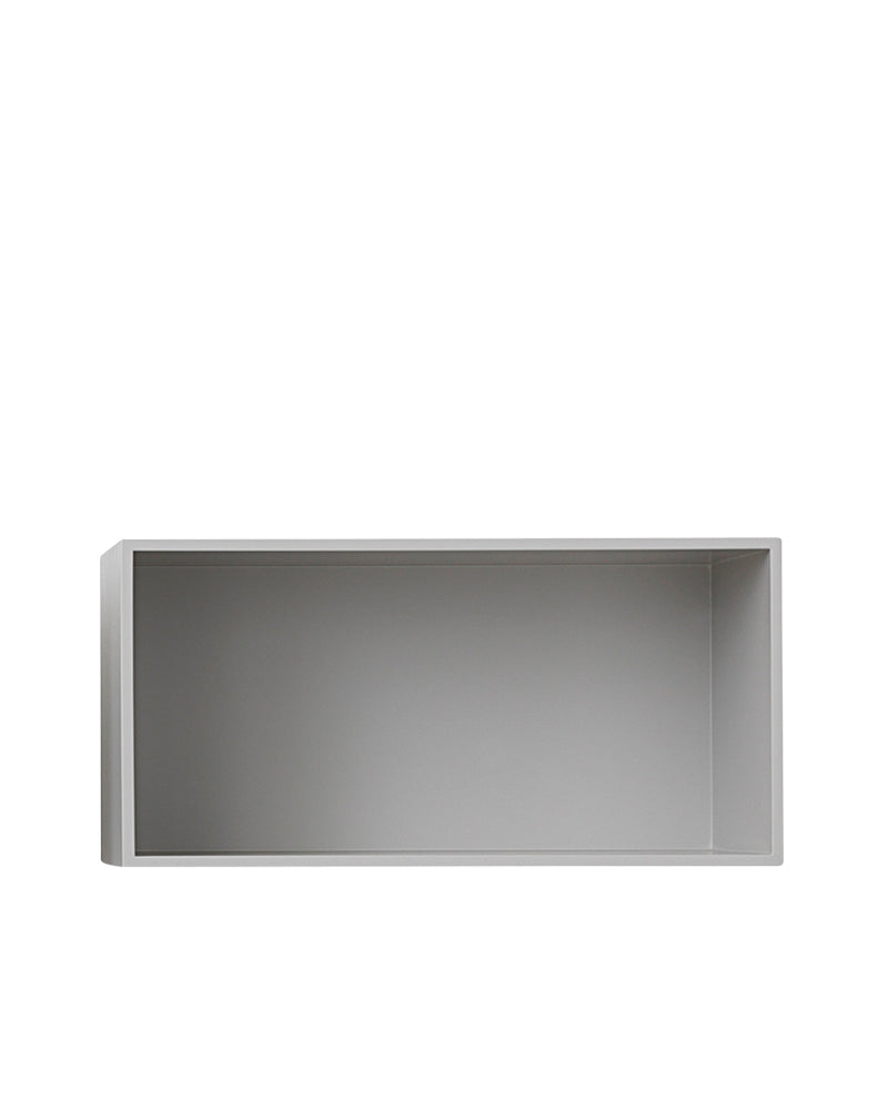Mini Stacked - Gray wall shelf - Large