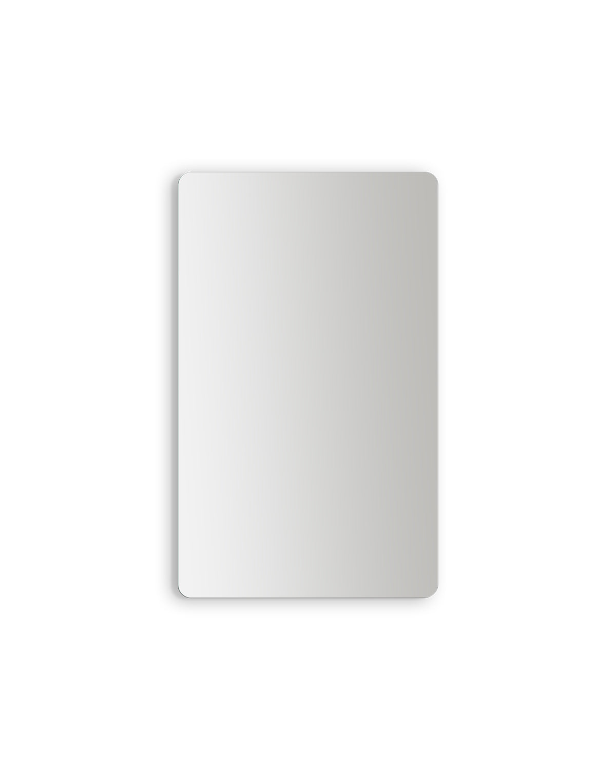 Frameless Rounded - Rundat frisörspegel - 70x115cm