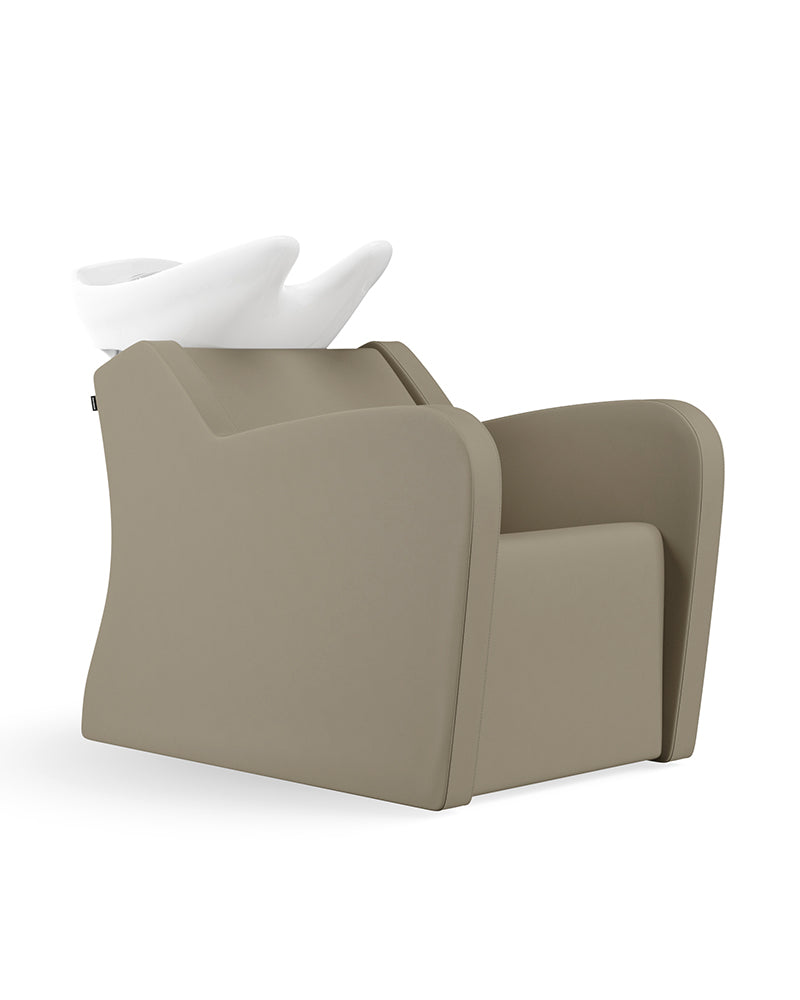 Fredda - Beige massage unit - White basin