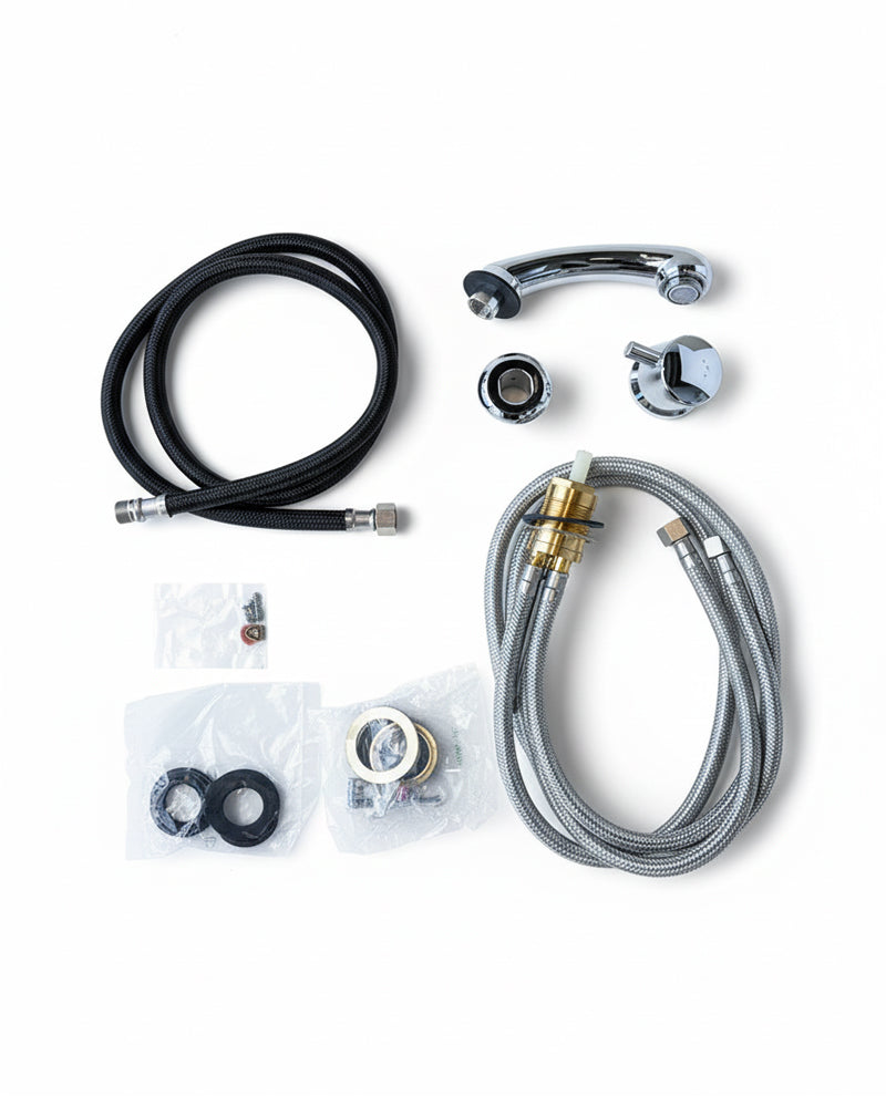 Chrome mixer - complete set