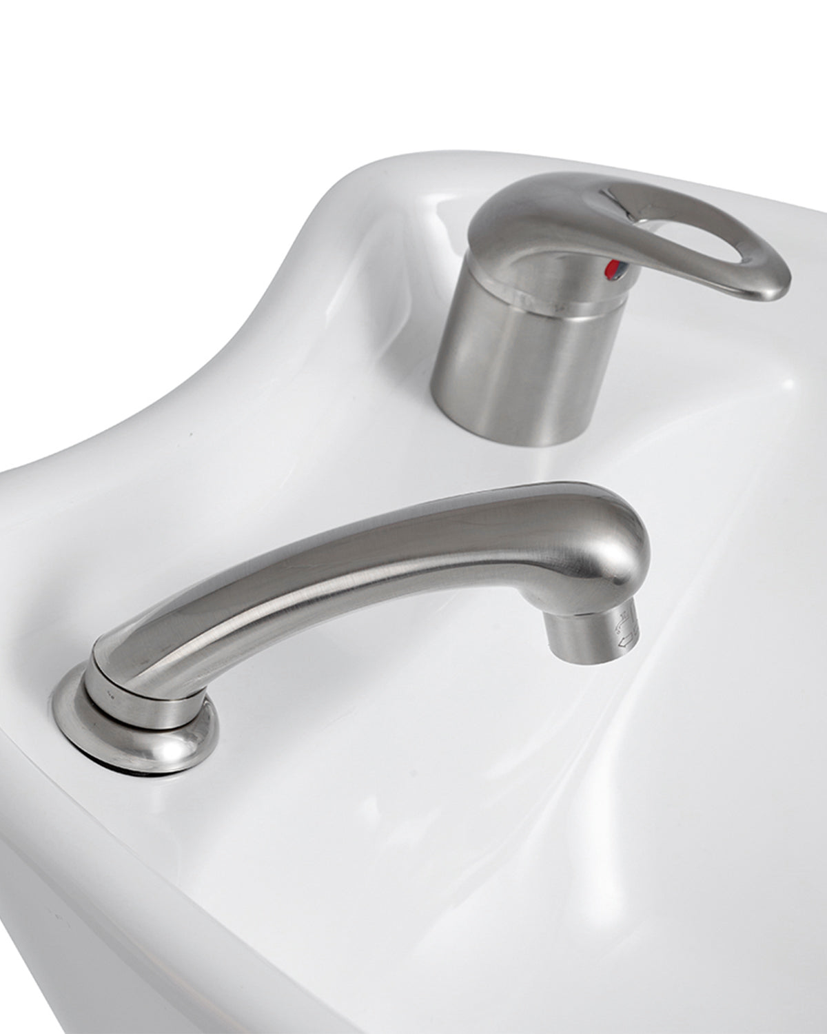 Vespa Merlot - Brown washing unit with white basin