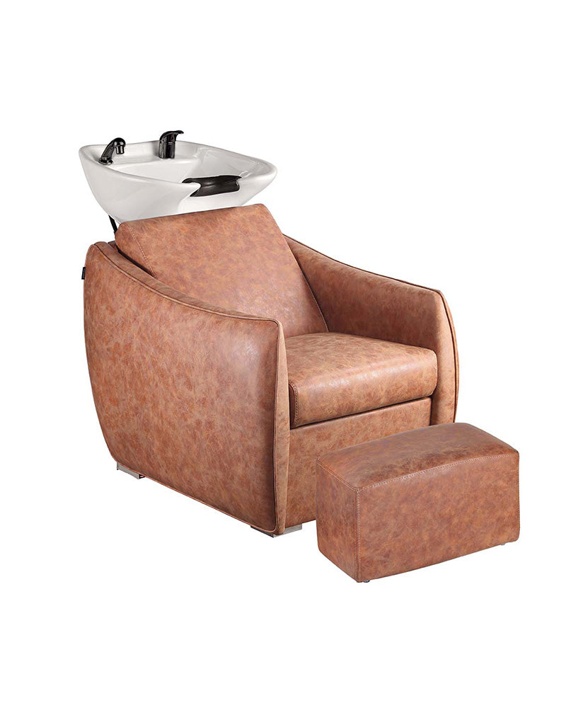 Ottoman Tan - Leg rest for washing unit